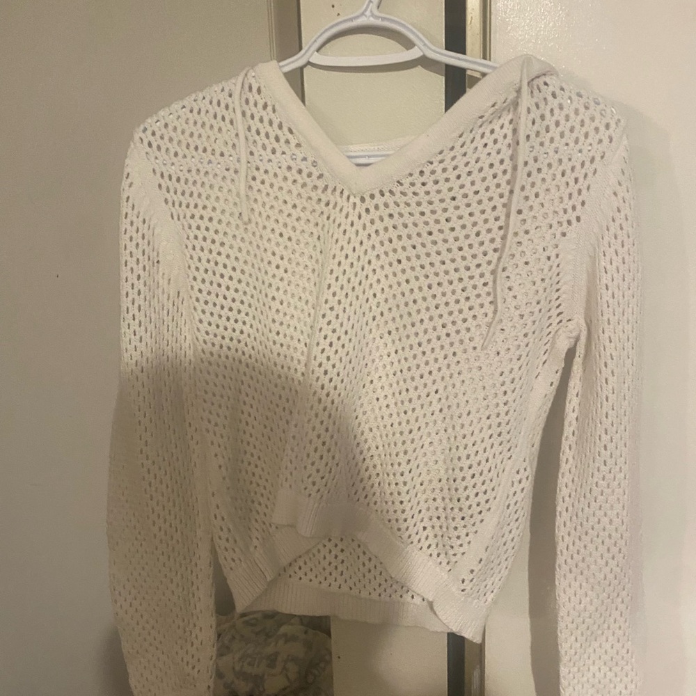 Calvin Klein White Knit Sweater